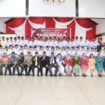 Bupati Vickner Sinaga Kukuhkan 45 Anggota Paskibraka Dairi untuk HUT RI ke-80