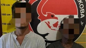 Tim Macan Polres Belawan Ringkus Dua Pria Pengguna Sabu di Jalan Selebes