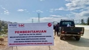 Hutama Karya Gerak Cepat! Pengamanan Tol Sibanceh Seksi 1 Ditingkatkan
