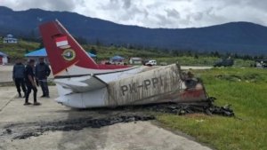 Penerbangan di Bandara Aminggaru Ilaga Kembali Normal Usai Insiden Pesawat Terbakar