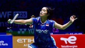 Gregoria Mariska Tunjung Mantap ke Babak Kedua Kejuaraan Dunia Bulu Tangkis 2025