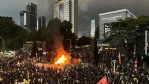 Stasiun Istora Mandiri MRT Jakarta Ditutup Sementara Akibat Aksi Demo
