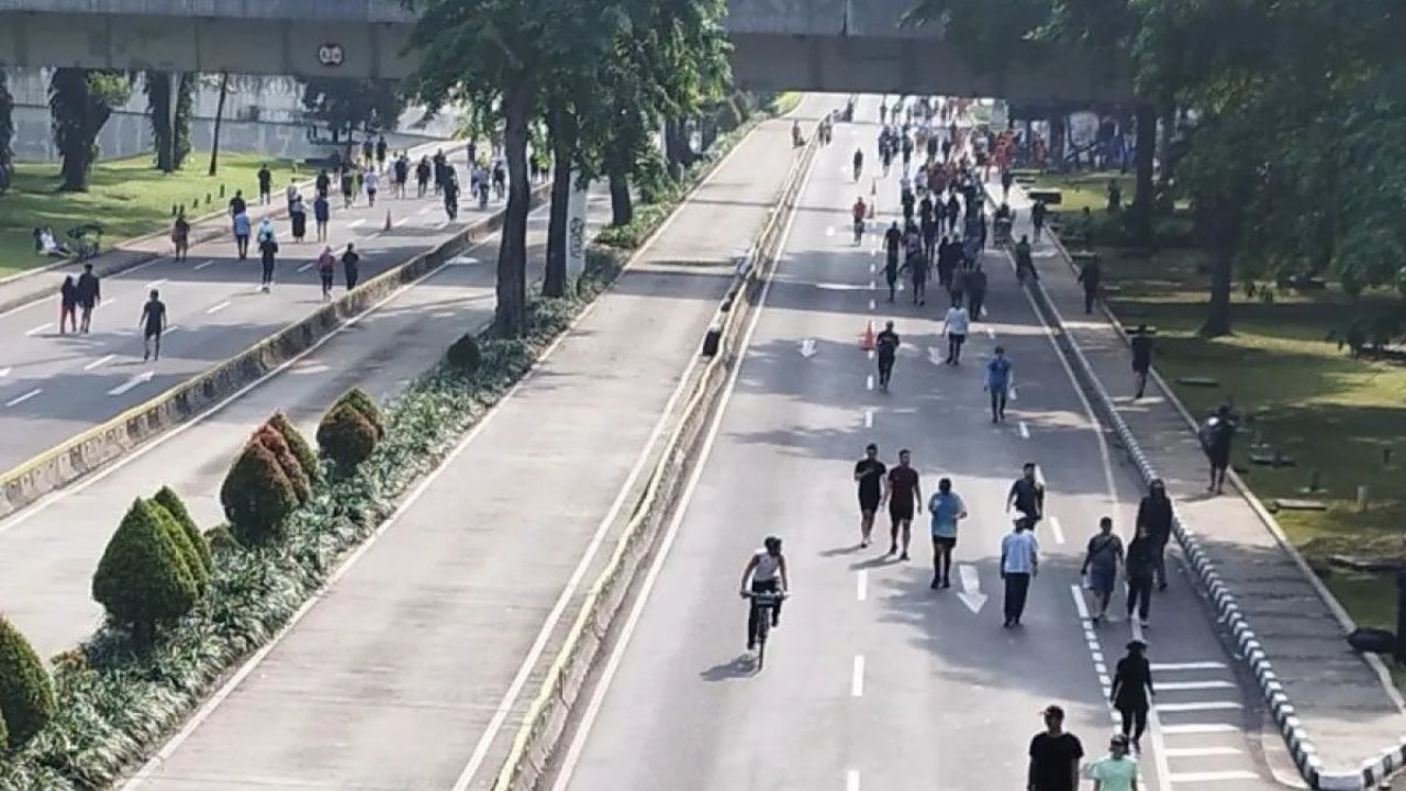 Car Free Day Jakarta Ramai, Warga Tetap Bebas Berolahraga di Sudirman