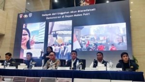 Polri Tetapkan LFK Tersangka Kasus Konten Ajakan Bakar Mabes Polri