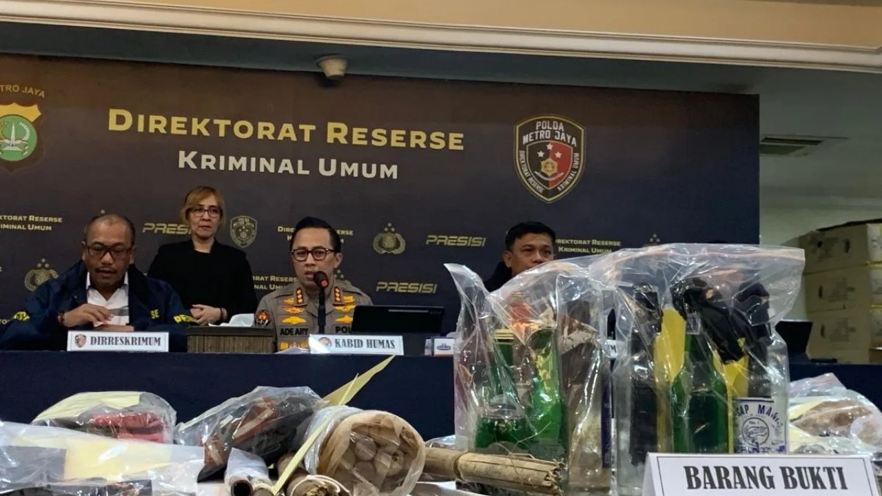 Polda Metro Jaya Pastikan Pelaku Kerusuhan DPR/MPR Mengonsumsi Narkoba