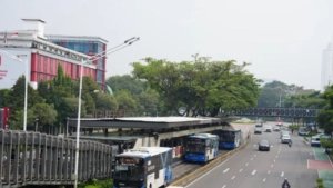Halte Bundaran Senayan Kembali Beroperasi, Transjakarta Gelar Uji Coba Pascademo