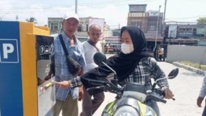 Portal Parkir Elektrik Pasar Baru Panyabungan Resmi Dibuka Sementara, Pedagang Lega