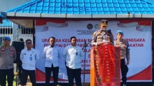 Kapolres Taput Puji Warga Binaan Rutan Tarutung Aktif Tumbuhkan Rasa Cinta Tanah Air